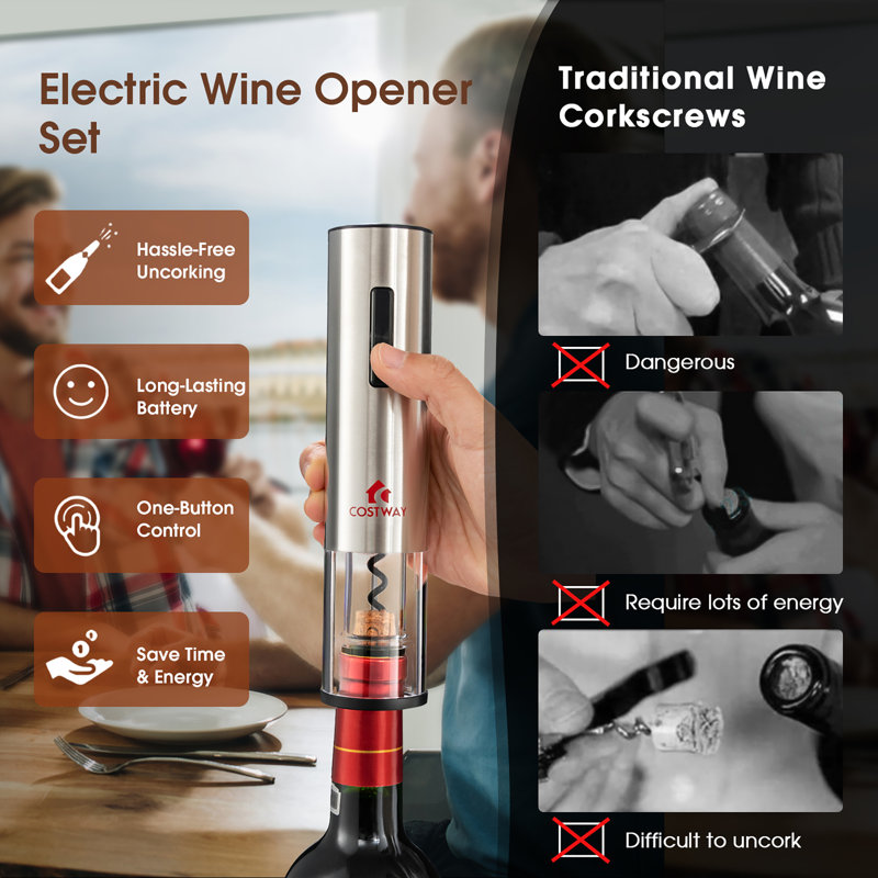 Costway Wine Bottle Opener & Reviews Wayfair